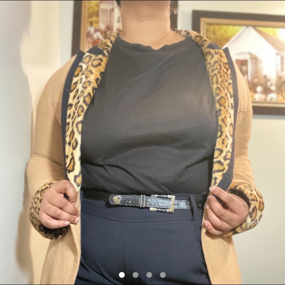 Vintage Leopard Blazer